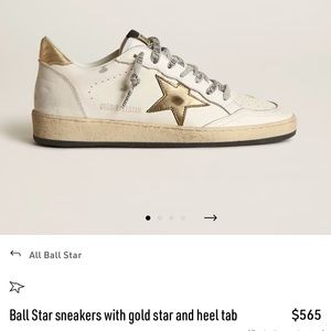 Golden Goose Ball Star Sneakers Size 40